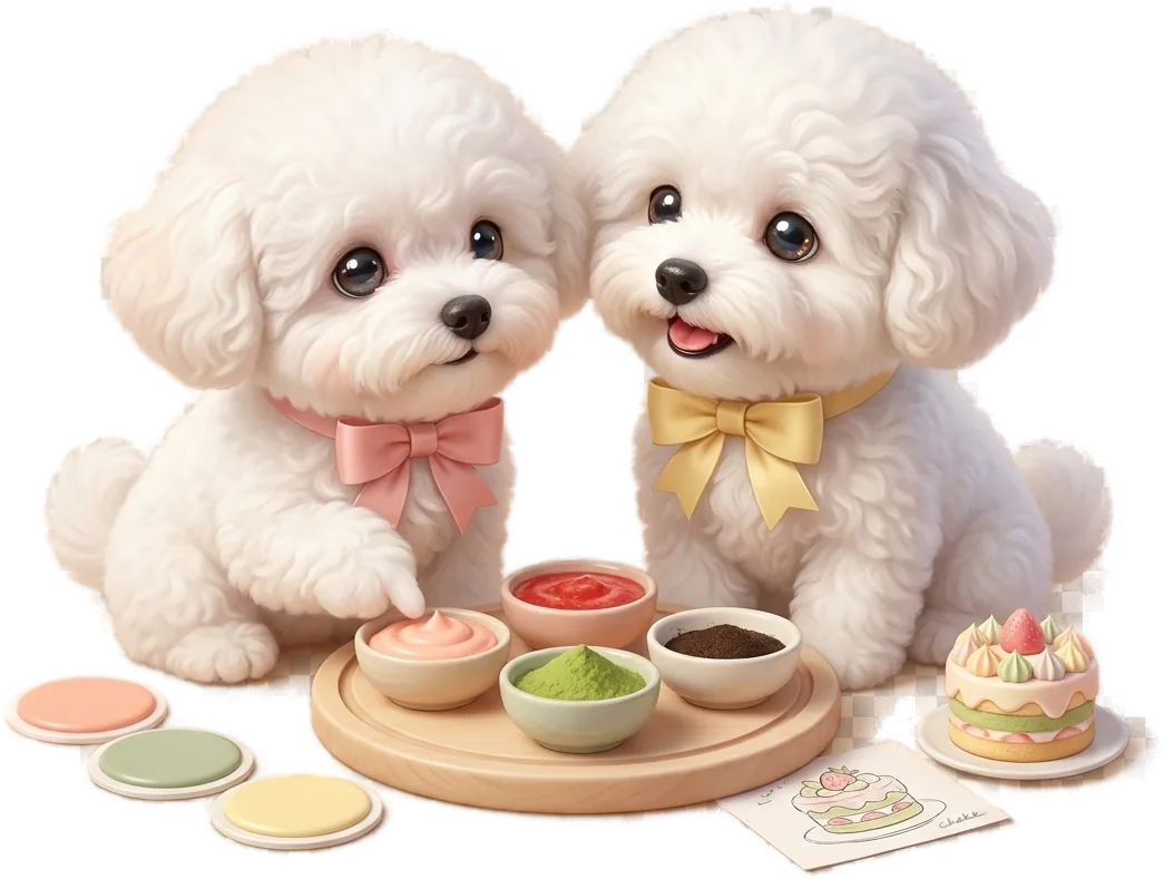 Bột và Bối chọn vị bánh và mẫu — Tiệm Bánh BB